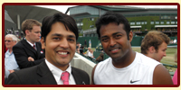 PADMA SHRI LEANDER PAES AT WIMBLEDON